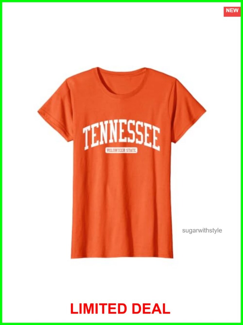 Tennessee College University Style T-Shirt Classic Fit